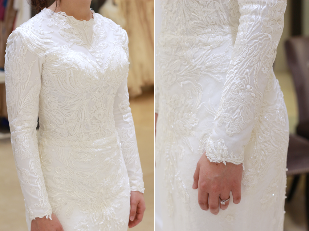 Adding Custom Long Sleeves to a Wedding Dress – Merlili Bridal Boutique